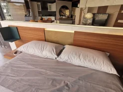 Letto matrimoniale moderno Wall system a prezzo ribassato^Mobilgam New