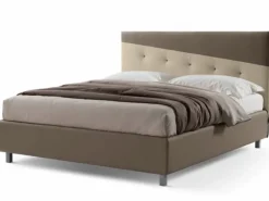 Hot Letto matrimoniale moderno Brenda ecopelle Stilfar a prezzo ribassato Letti