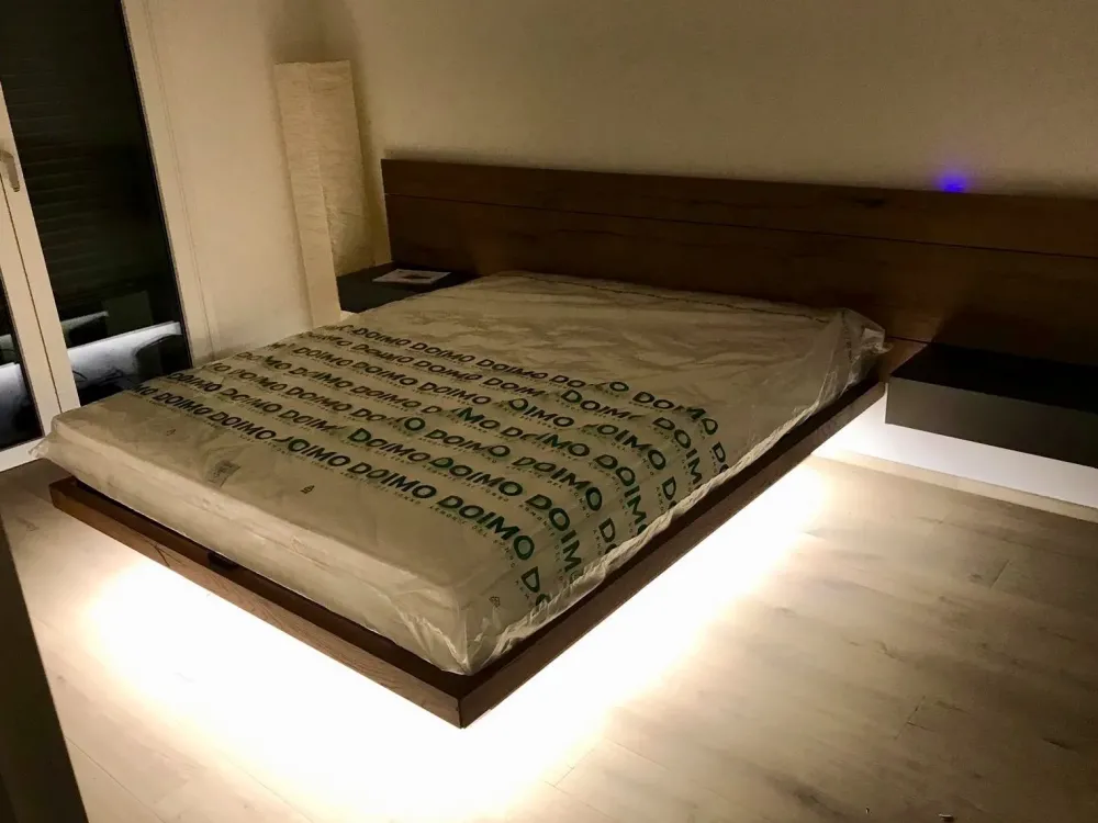 Outlet Letto matrimoniale Sorvolo 002 con un ribasso del 35% Letti