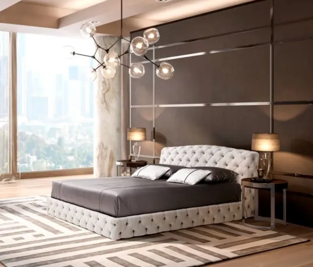 Md work LETTO Maxi 200 x 200 luxury bed a PREZZI OUTLET- Letti