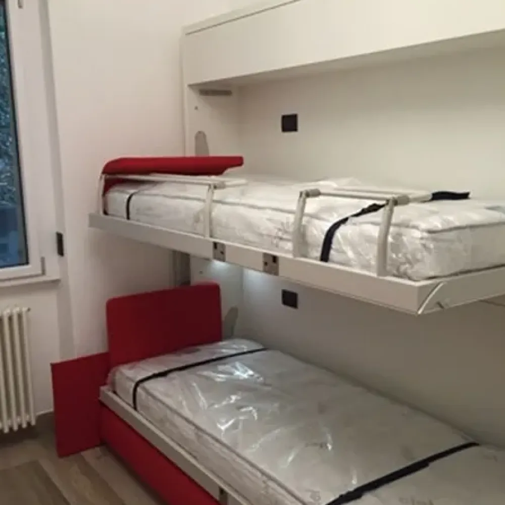 Collezione esclusiva Letto moderno a scomparsa Kali duo sofa' 2200 a prezzo ribassato- Letti