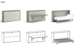 Letto moderno a scomparsa Nikai a prezzo ribassato^Clever Online