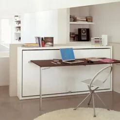 New Letto moderno a scomparsa Poppi desk 90   a prezzo scontato Letti