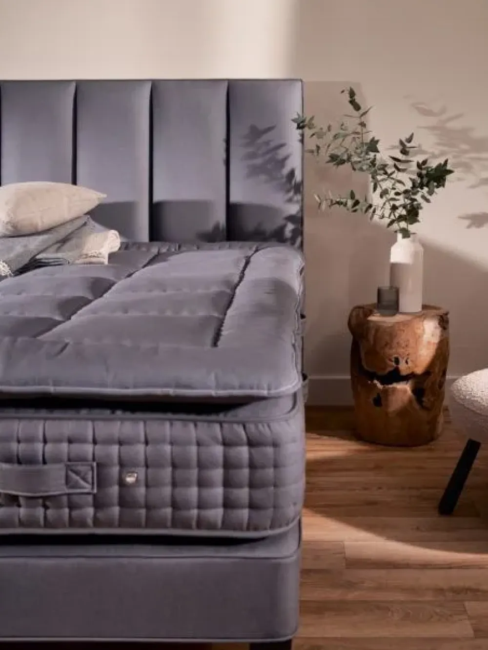 Letto moderno Baronet superb scontato 25%^Vispring