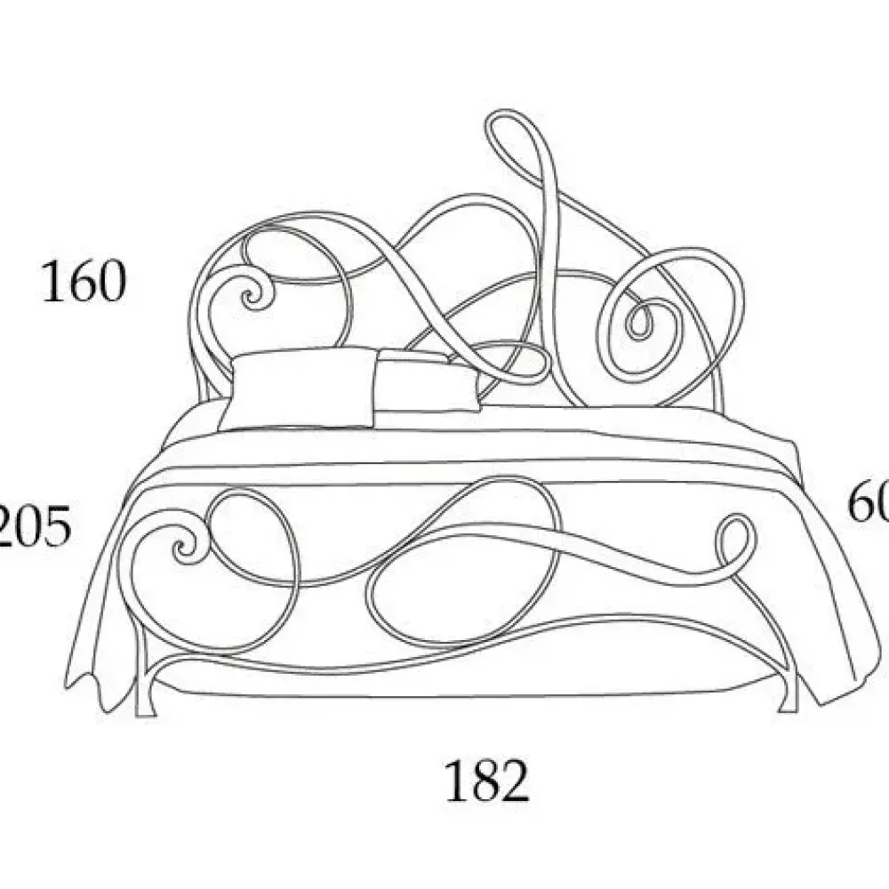 Collezione esclusiva Letto moderno Cav 590 * scontato 30%- Letti