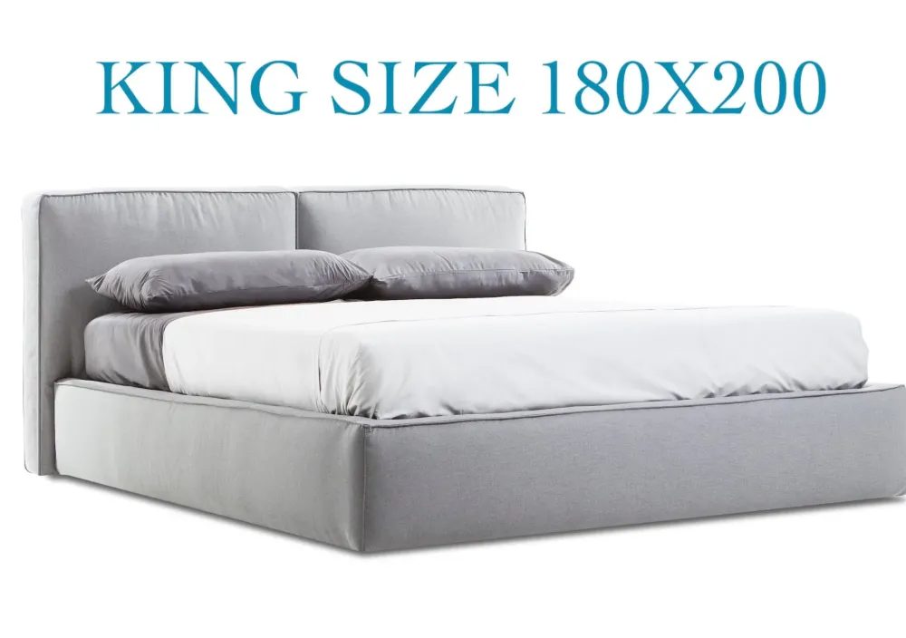 Letto moderno con contenitore herman king size 180 a prezzo ribassato^Collezione esclusiva