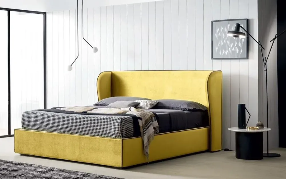 Artigianale Letto moderno con contenitore Cannes a prezzo ribassato- Letti