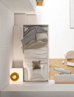 Collezione esclusiva Letto moderno con contenitore Container a prezzo scontato- Letti