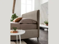 Letto moderno con contenitore Benny a prezzo scontato^V&nice