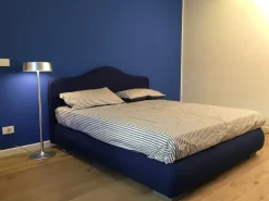 Letto moderno con contenitore Luxury round a prezzo scontato Letti