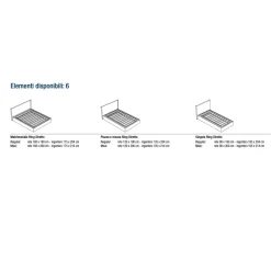 Collezione esclusiva Letto moderno con contenitore Chantal a prezzo scontato- Letti