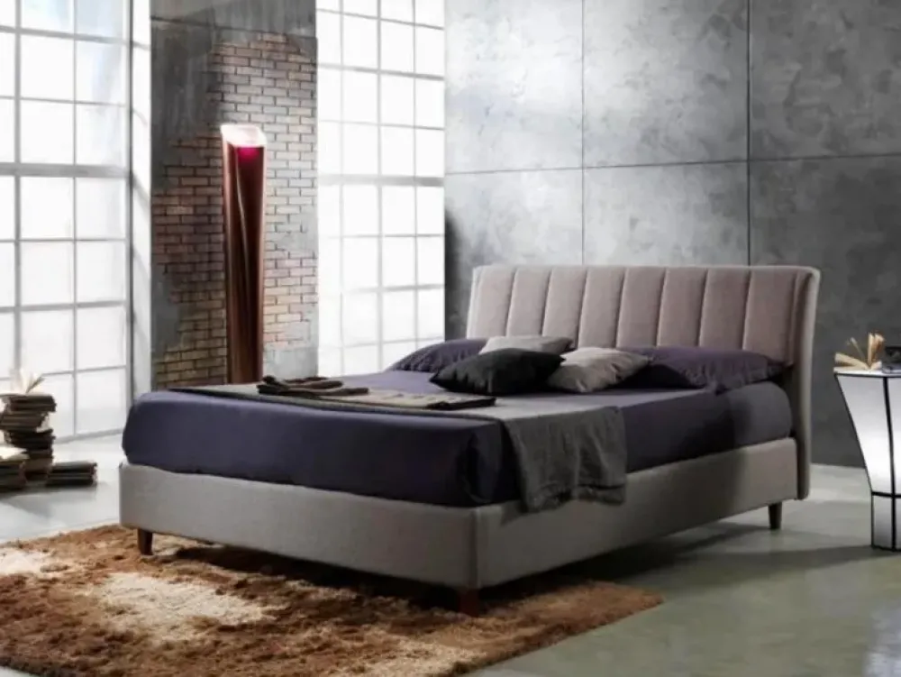 Artigianale Letto moderno con contenitore Manon a prezzo ribassato- Letti