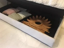 Letto moderno con contenitore Force a prezzo scontato^Oggioni Sale