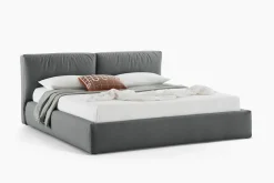 NovaMobili Letto moderno con gambe Brick a prezzo scontato- Letti