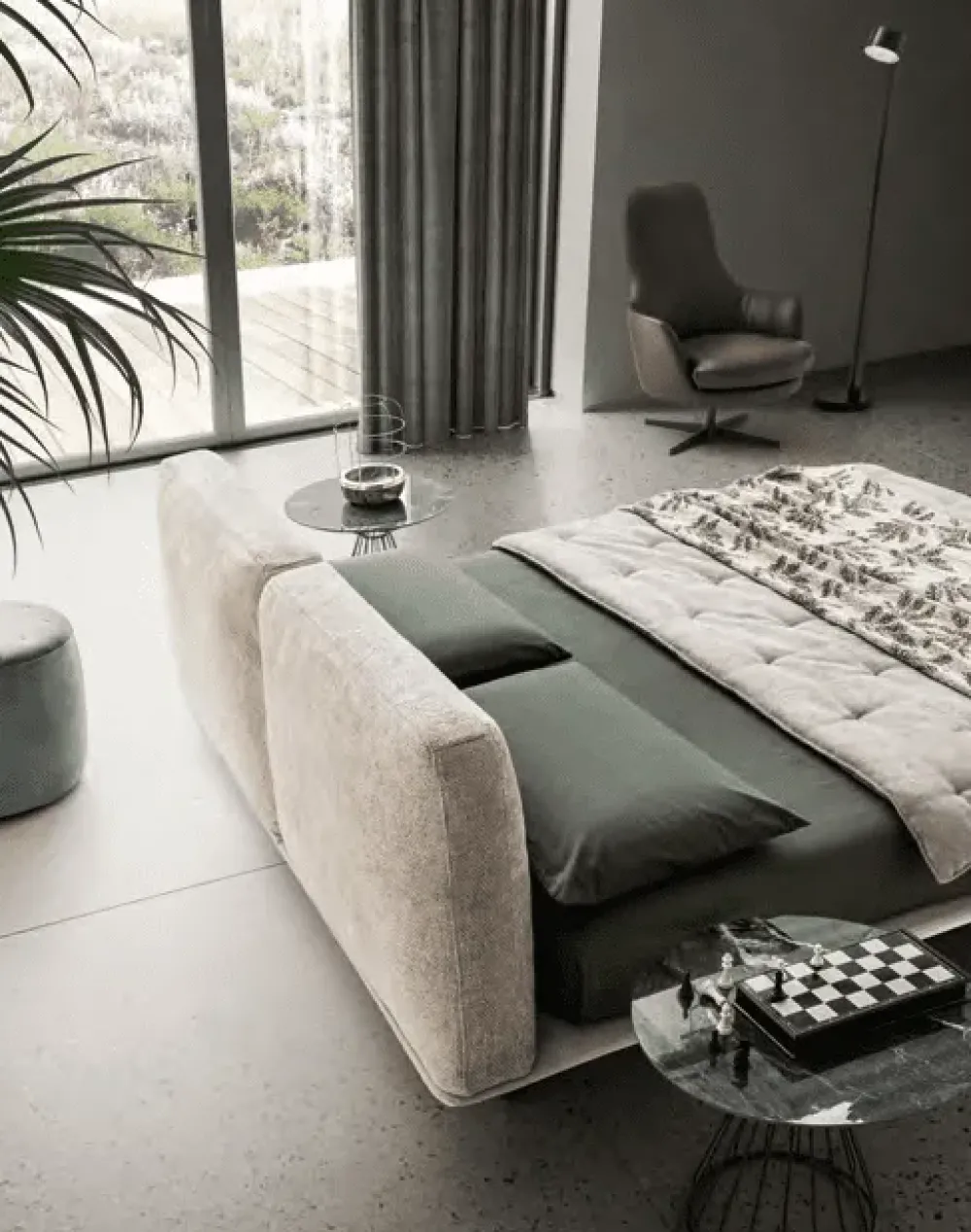 Discount Letto moderno con gambe Fenice a prezzo ribassato Letti