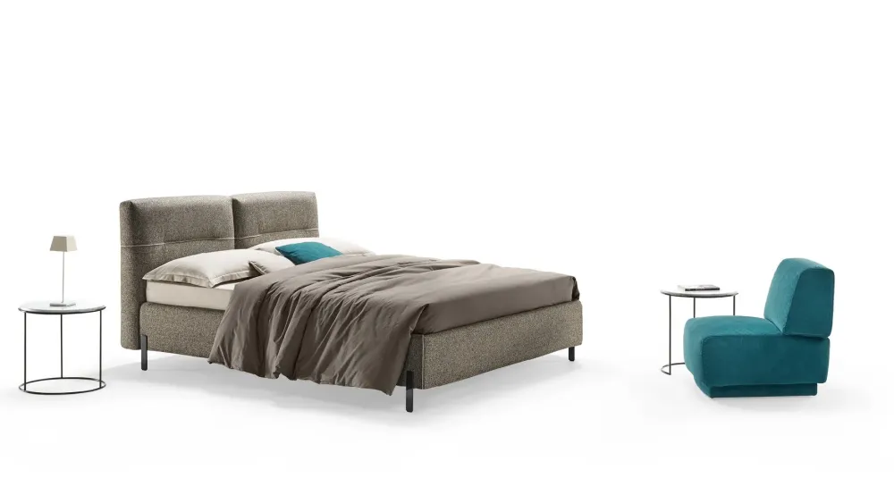 Rosini Letto moderno con giroletto Iride * a prezzo ribassato- Letti