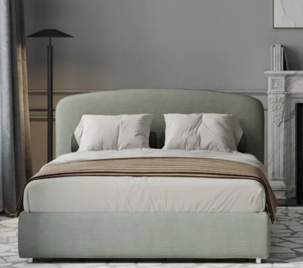 Discount Letto moderno con giroletto Harry a prezzo ribassato Letti