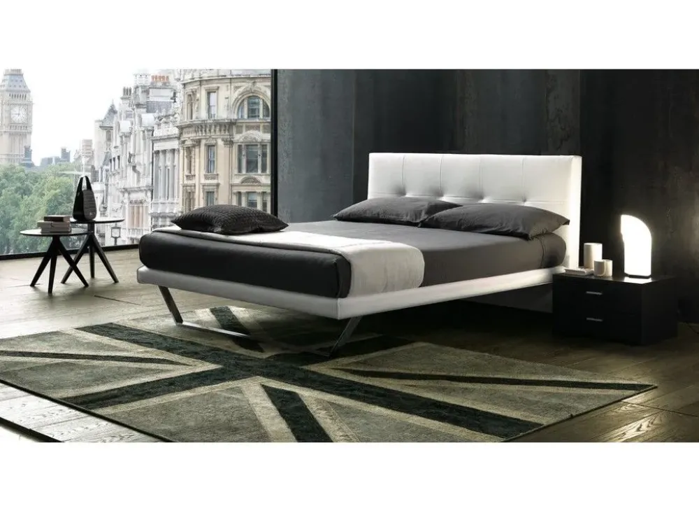 Sale Letto moderno con piedini * alexia fascia bassa a prezzo ribassato Letti
