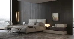 Letto moderno Letto matrim. mod.atelier di scontato del 30% con un ribasso del 50%^Giessegi Sale