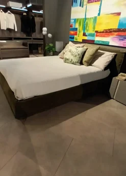 Ditre Italia Letto moderno Letto matrimoniale flann   scontato 36%- Letti