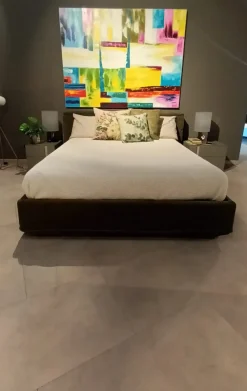 Ditre Italia Letto moderno Letto matrimoniale flann   scontato 36%- Letti