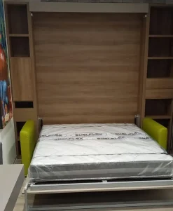 Clearance Letto moderno Letto matrimoniale  a scomparsa matrimoniale nori con un ribasso esclusivo Letti