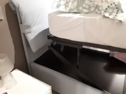 Oggioni Letto moderno Letto modello dama con contenitore e levitec con un ribasso del 31%- Letti