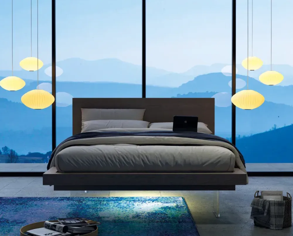Letto moderno Letto nova fly art 1401 tp scontato 33%^Mobilificio Bellutti Discount