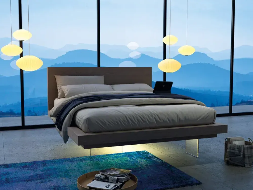 Letto moderno Letto nova fly art 1401 tp scontato 33%^Mobilificio Bellutti Discount