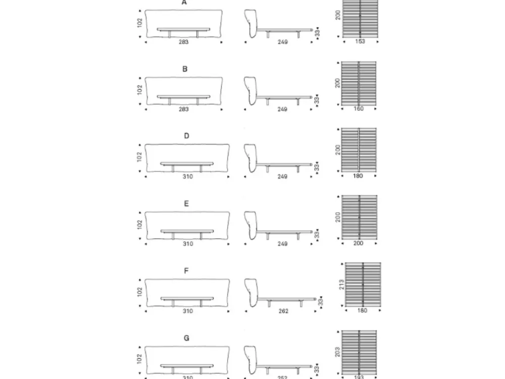 Discount Letto moderno Marlon Cattelan con uno sconto esclusivo Letti