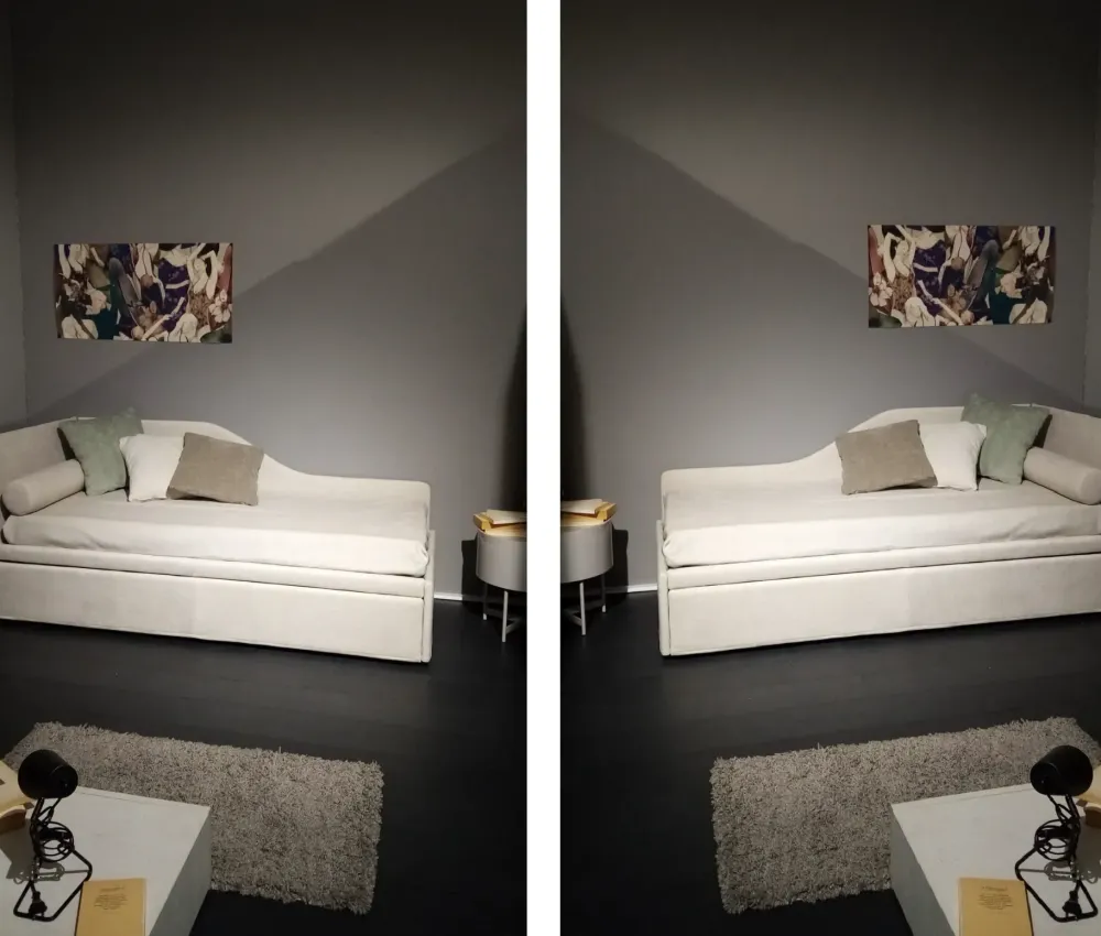 Letto moderno Niccolo doppio letto scontato 45%^Gienne New