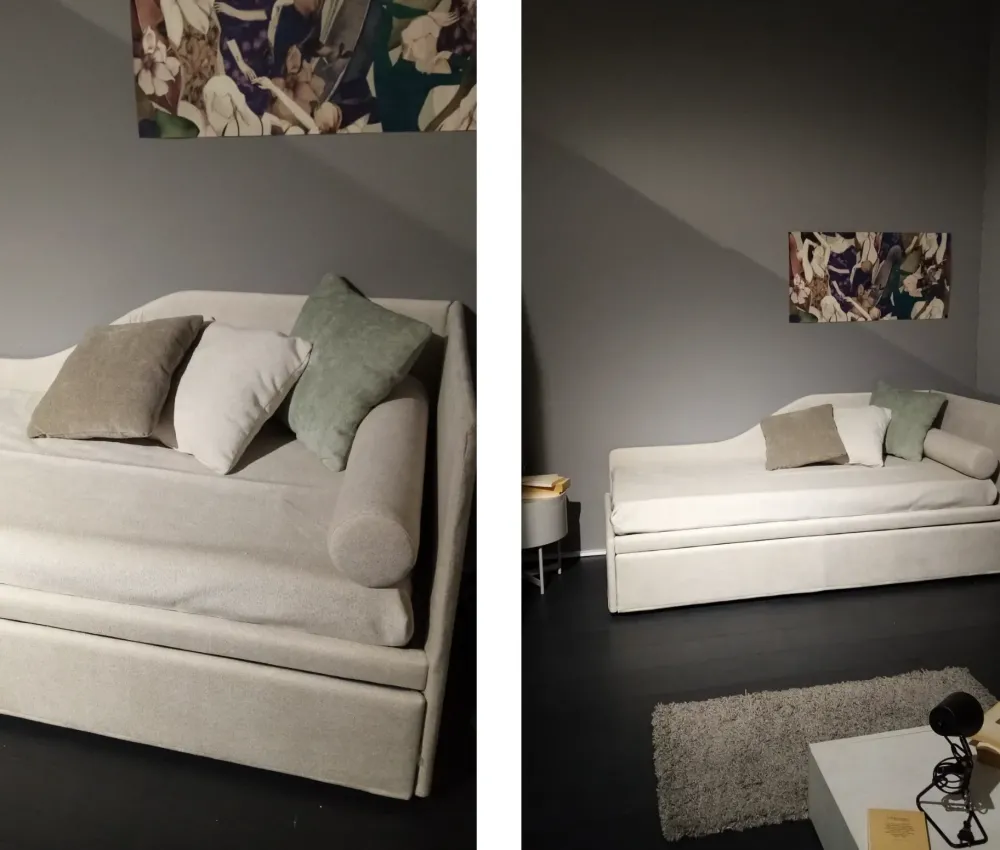 Letto moderno Niccolo doppio letto scontato 45%^Gienne New