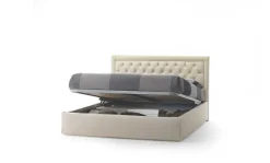 Letto moderno Victoria contenitore scontato 37% Letti