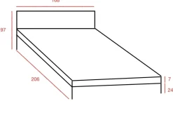 Artigianale Letto Mostar di scontato del 31%- Letti