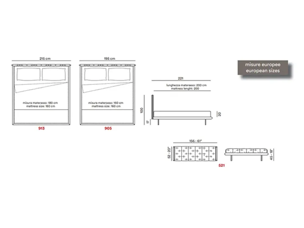 Max Divani Letto Muzzle bed di scontato del 30%- Letti
