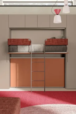 Clever LETTO Nikai up - letto a castello in OFFERTA OUTLET - 30%- Letti