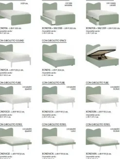 Letto Onda di scontato del 40%^ZG Mobili Hot