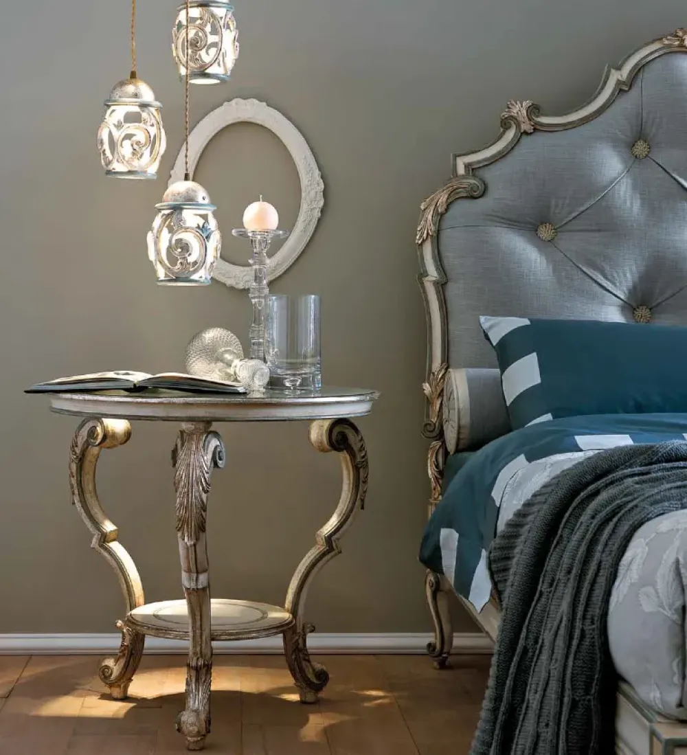 Silvano Grifoni Letto piazza e mezzo con giroletto Grifoni silvano mod. 2467 a prezzo scontato- Letti