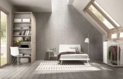 ZG Mobili Letto piazza e mezzo con pediera Trapezio a prezzo ribassato- Letti