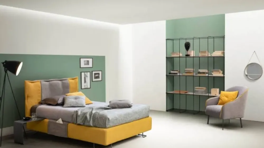 Outlet Letto piazza e mezzo Modello dress con uno sconto IMPERDIBILE Letti