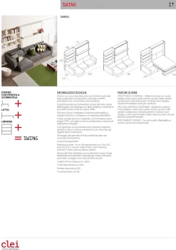 Clei LETTO Promo sul nuovo letto swing a PREZZI OUTLET- Letti