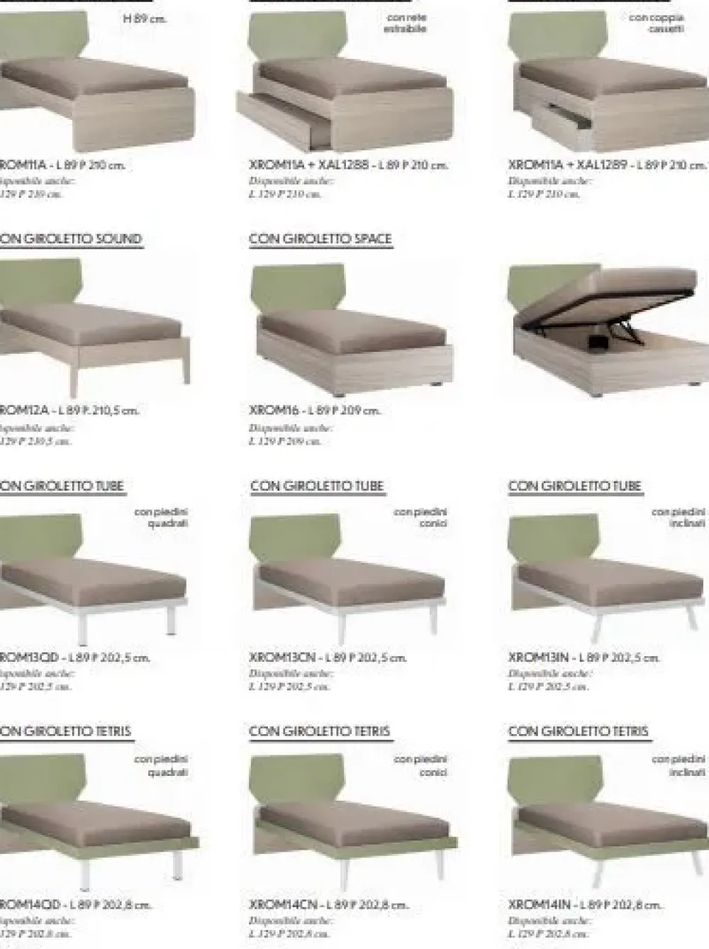 Clearance LETTO Rombo in OFFERTA OUTLET - 40% Letti