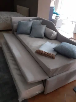 Letto singolo con giroletto Line a prezzo ribassato^Bolzan Online