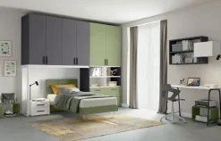 Colombini Casa Letto singolo con piedini Volo a prezzo ribassato- Letti