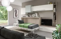 Giessegi Letto singolo L3474 con un ribasso IMPERDIBILE- Letti