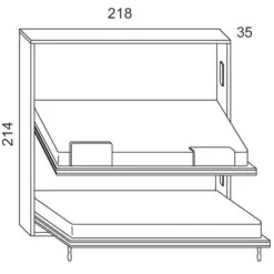 Artigianale Letto singolo Letto a castello larice verde acido con un ribasso IMPERDIBILE- Letti
