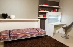 Clei Letto singolo Poppi e home office con uno sconto IMPERDIBILE- Letti