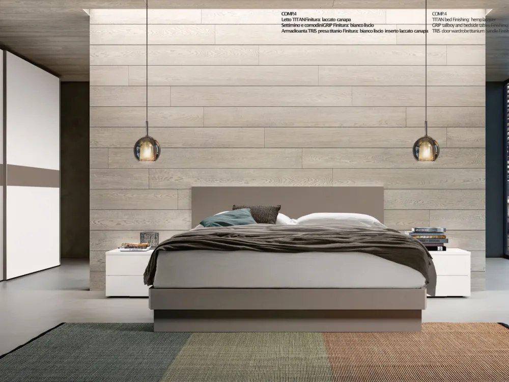 LETTO Titan in OFFERTA OUTLET - 30%^Akanto Hot