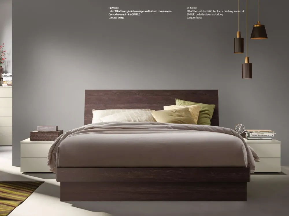 LETTO Titan in OFFERTA OUTLET - 30%^Akanto Hot