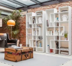 Tonin Casa Libreria Abaco in stile moderno a prezzi outlet- Librerie